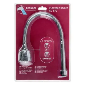 Излив гибкий Econoce EC-SFL с двухрежимной лейкой для смесителя