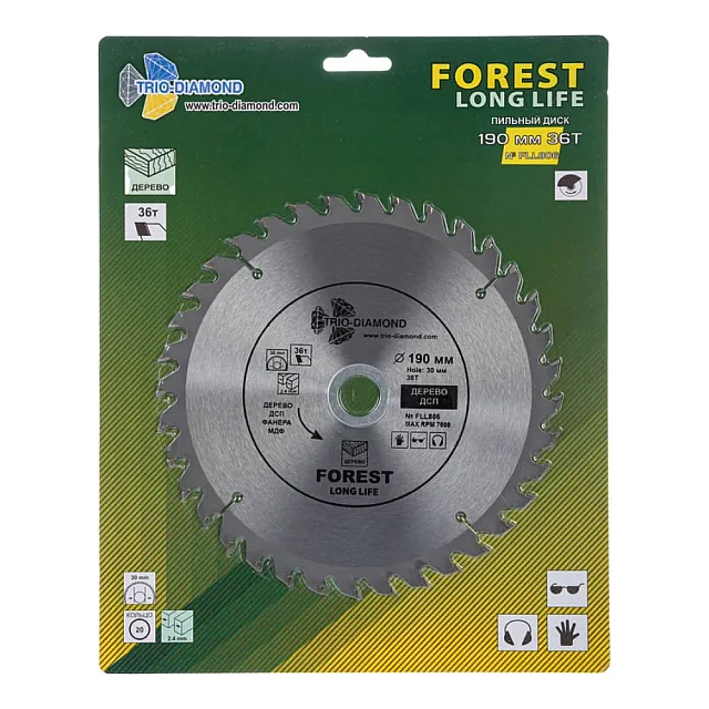 Диск пильный Trio-Diamond FLL806 190*30*36Т