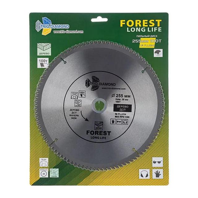 Диск пильный Trio-Diamond FLL834 255*30*100Т