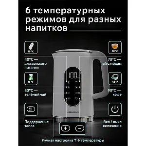 Чайник электрический Normann AKL-522 N16039-3