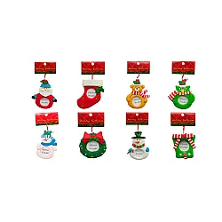 Украшение новогоднее на подвеске 001545 9.5 см