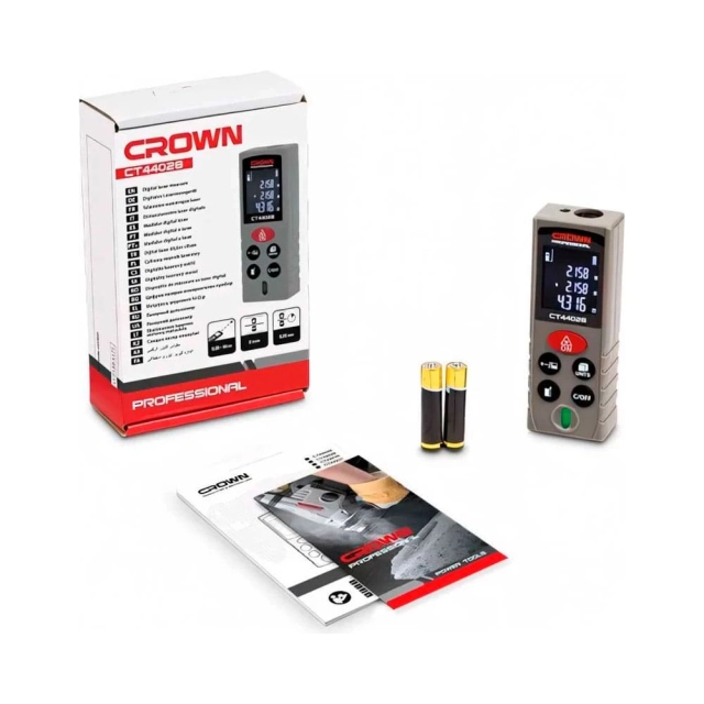 Дальномер лазерный Crown CT44028 Дальномер лазерный Crown CT44028