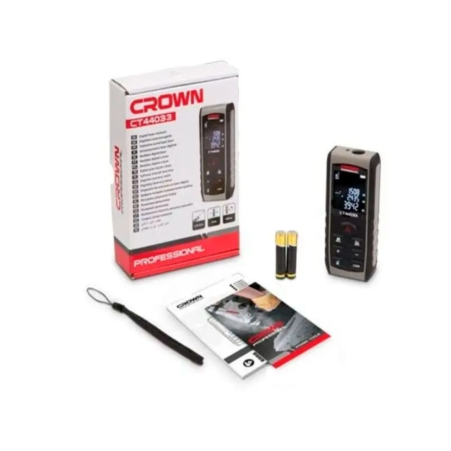 Дальномер лазерный Crown CT44033 Дальномер лазерный Crown CT44033