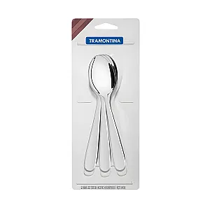 Набор ложек десертных Tramontina Angra 66903041 код 124079 металлических 3 шт