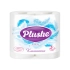 Бумага туалетная Plushe Deluxe Light Классическая 3 слоя белый 4 шт