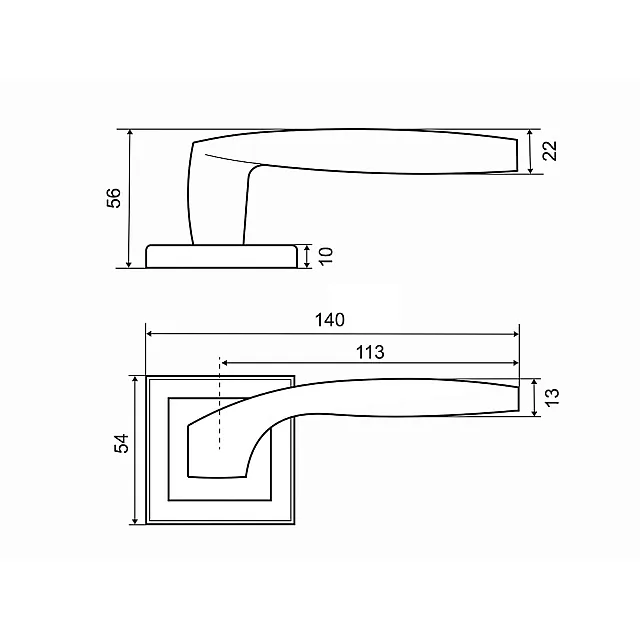 Ручка Фабрика Замков A 203 LPD