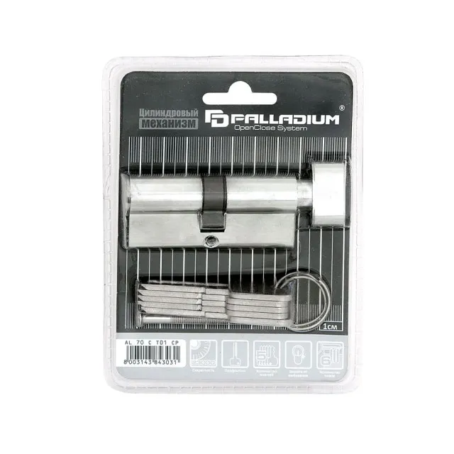 Цилиндровый механизм Palladium AL 70 C T01 CP