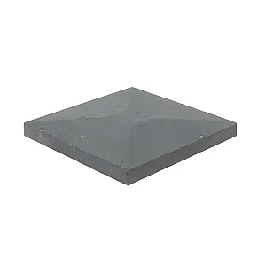 Камень бетонный накрывочный лицевой 1КБНЛ-МЦС-25 350*350*77/57 мм серый