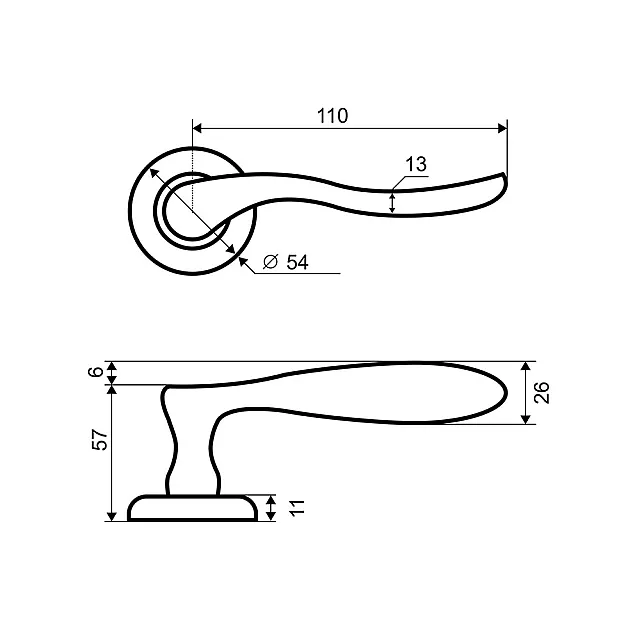 Комплект для двери Фабрика Замков FZ SET 17L 100 AB