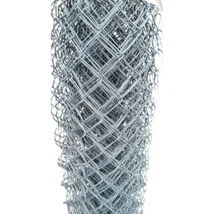 Сетка-рабица 55*55*2.6 мм с ПВХ серая 1.5*10 м