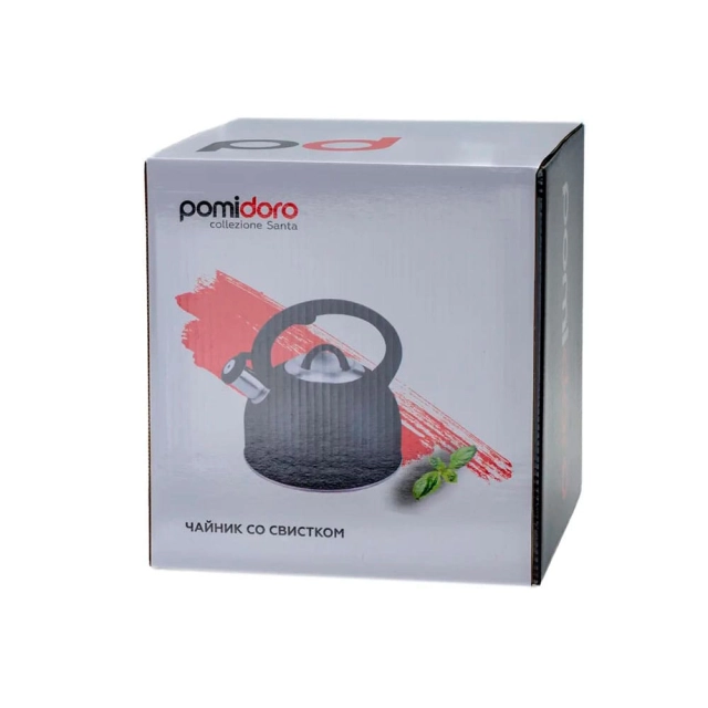Чайник Pomidoro P-650184со свистком 2.5 л Чайник Pomidoro P-650184со свистком 2.5 л