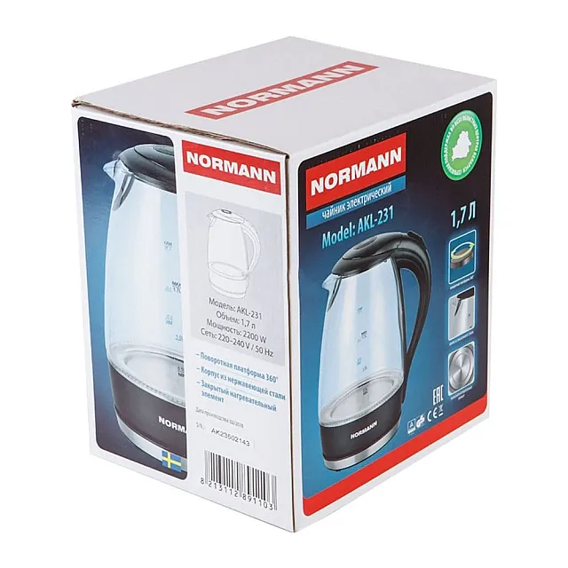 Чайник электрический Normann AKL-231 Normann