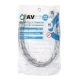 Подводка гибкая AV Engineering AVE21760 SUS иголка М10 - гайка 1/2 Подводка гибкая AV Engineering AVE21760 SUS иголка М10 - гайка 1/2