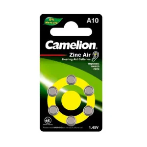 Батарейка Camelion ZA10 BL6 Mercury Free (без ртути) для слухового аппарата