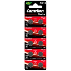 Батарейка Camelion AG 10-BP10 Mercury Free (без ртути) 100/3600 К