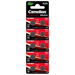 Батарейка Camelion AG 8-BP10 Mercury Free (без ртути) 100/3600 К