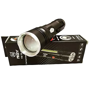 Фонарик NSY YM-T6-26 аккумулятор 1*18650/3*ААА + магнит с боковой подсветкой зарядка micro