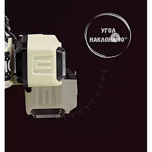 Фонарь налобный Armagan YM-HX-815S 4XPE+2COB белый+красный 1*18650 кабель USB - Type-C датчик движения