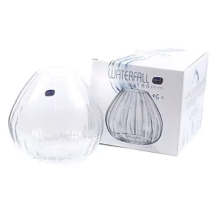 Ваза Crystalex Waterfall 82237/22/185 код 725051 стеклянная 18.5 см