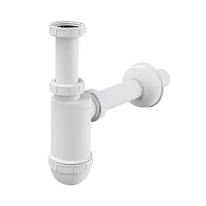 Сифон для умывальника AlcaPlast A430-BL-01 O32 c накидной гайкой 5/4