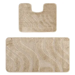 Комплект ковриков Confetti Bath Maximus Symphony 2519-D бежевый 60*100/50*60 см
