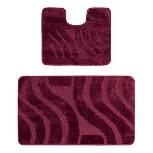 Комплект ковриков Confetti Bath Maximus Symphony 2576 бордовый 60*100/50*60 см