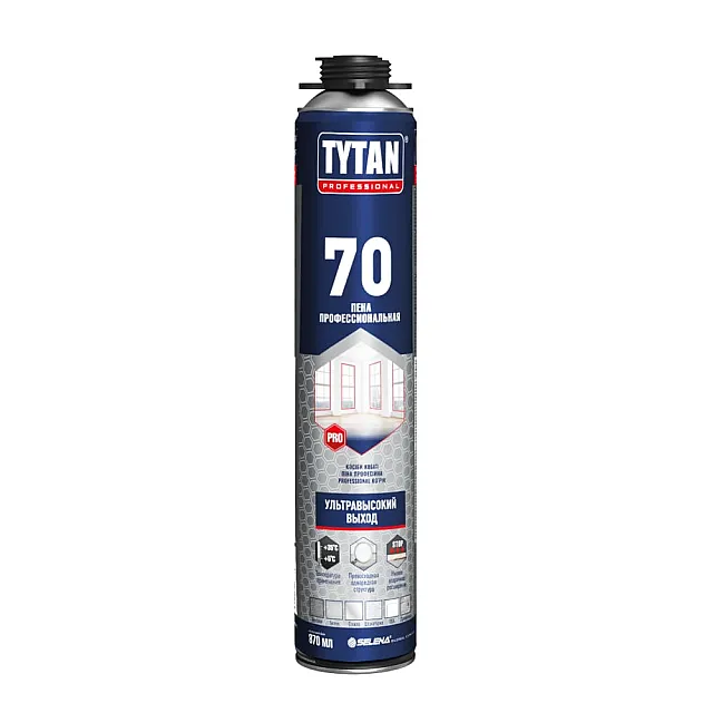 Пена монтажная Tytan Professional 70 профессиональная 870 мл