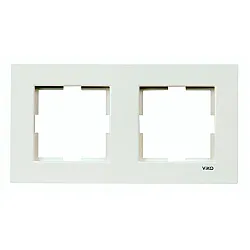 Рамка Viko Karre 90960201 2 поста универсальная белая