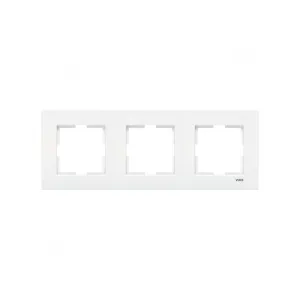 Рамка Viko Karre 90960202 3 поста универсальная белая