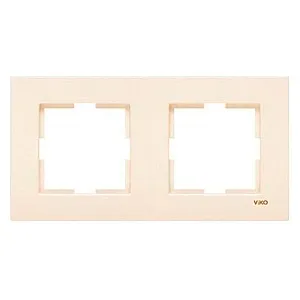 Рамка Viko Karre 90960211 2 поста универсальная кремовый