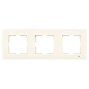 Рамка Viko Karre 90960212 3 поста универсальная кремовый