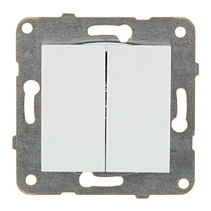 Выключатель Viko Karre 90963602 2 клавиши белый