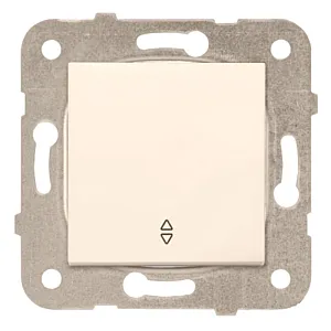 Выключатель проходной Viko Karre 90963704 1 клавиша кремовый