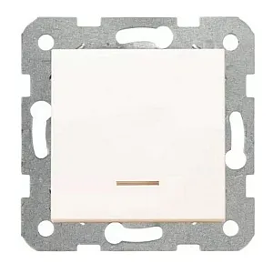 Выключатель Viko Karre 90963719 1 клавиша с подсветкой кремовый