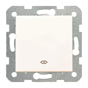 Выключатель перекрестный Viko Karre 90963731 1 клавиша кремовый