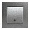 Выключатель проходной Viko Novella 92105404 1 клавиша дымчатый