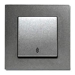 Выключатель проходной Viko Novella 92105404 1 клавиша дымчатый