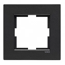Рамка Viko Novella 92190641 1 пост дымчатый