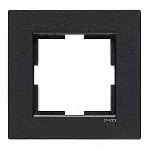 Рамка Viko Novella 92190641 1 пост дымчатый