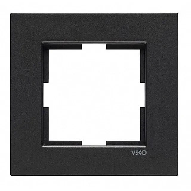 Рамка Viko Novella 92190641 1 пост дымчатый