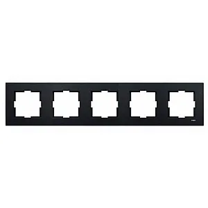 Рамка Viko Novella 92190645 5 постов универсальная дымчатый