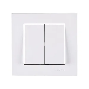 Выключатель Arvia Electric Karen 50 01 1000 202 2 клавиши белый
