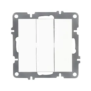 Выключатель Arvia Electric Karen 50 01 1000 254 3 клавиши белый
