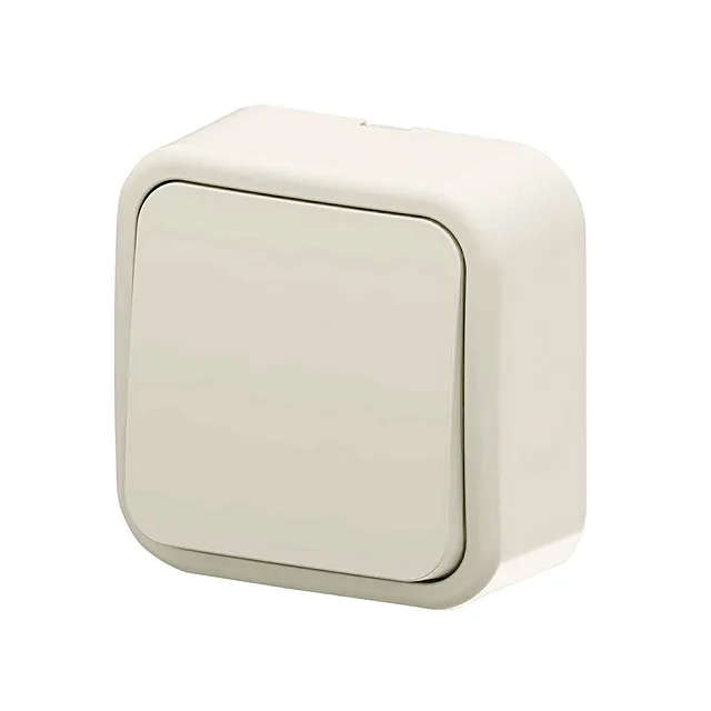 Выключатель Arvia Electric 25 02 1000 200 1 клавиша наружный кремовый