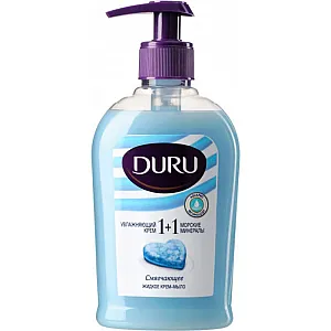 Мыло жидкое Duru 1+1 увлажняющий крем и морские минералы 300 мл