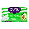 Крем-мыло Duru 1+1 белая глина + масло авокадо 80 г
