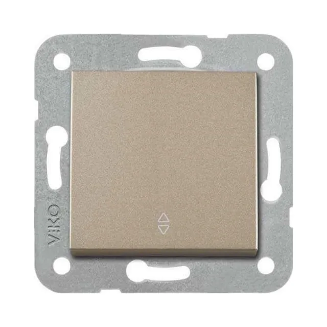 Выключатель проходной Viko Novella 92105204 1 клавиша бронза