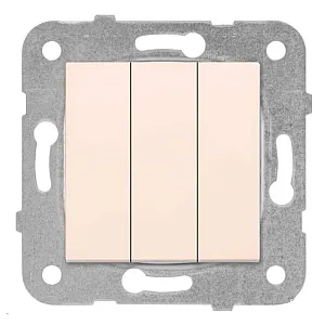 Выключатель Viko Karre 90964768 3 клавиши кремовый