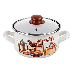 Кастрюля Perfecto Linea Традиции 50-950929 стальная эмалированная 2.8 л