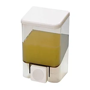 Дозатор для жидкого мыла Primanova Bravo D-SD02 прозрачный-белый 500 мл